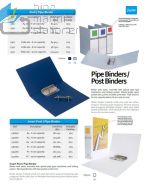 Foto Map berkas arsip Bantex 1311-01 Pipe Binder A4 Capacity 10 cm Blue merek Bantex