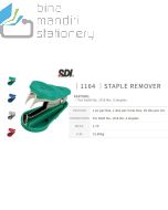 Gambar Pencabut Isi Staples SDI 1164 Staple Remover merek SDI